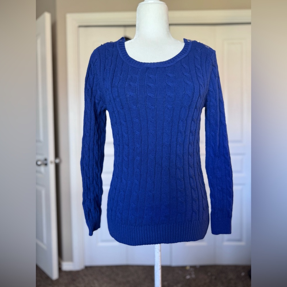 Banana Republic Cable Knit Sweater size Petite Medium
